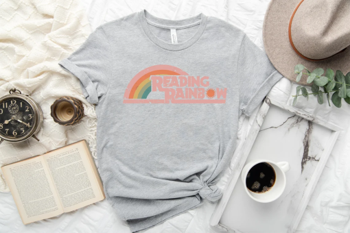 Reading Rainbow Shirt, Take a Look It’s in a Book Shirt, Reading Vintage Retro Rainbow Shirt, Reading Book Sweatshirt, Cute Book Lover Gift