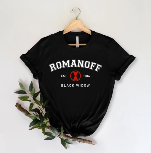 Natasha Romanoff Tshirt, Romanoff 1984 Shirt, Black Window Shirt, Superhero Shirt, Marvel Fan Gifts, MCU, Avengers Shirt, Superhero Shirt