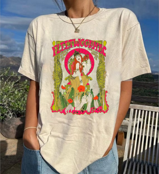 Vintage Fleetwood Mac Tour Merchandise Shirt, Music Memorabilia Shirt, Band Merch, Retro Concert Tee