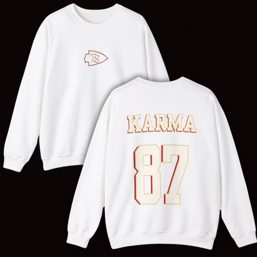 Karma 87 Sweatshirt, Karma is the Guy on the Chiefs Shirt, In my Chiefs Era Sweatshirt