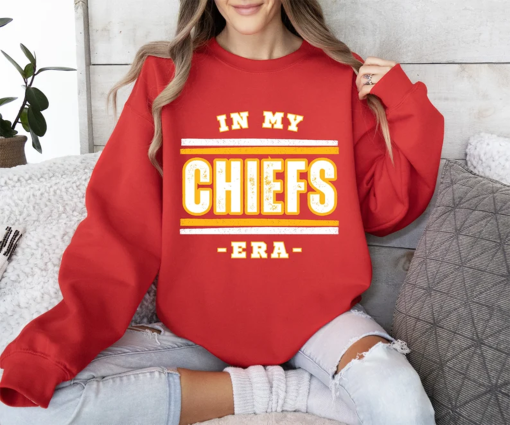 In My Chiefs Era Shirt Travis Kelce Swift Shirt Football Chiefs Jersey Shirt Travis Kelce Football NFL Tshirt Taylor and Travis Sweatshirt