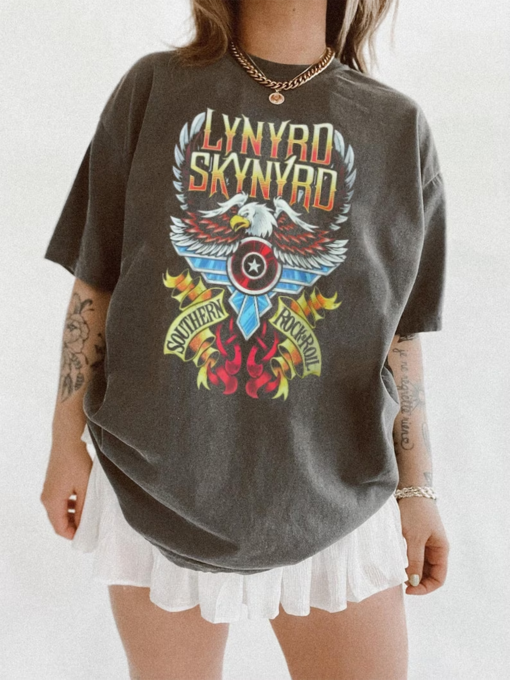 Lynyrd Skynyrd Shirt, Lynyrd Skynyrd Tee, Band Shirt, Music Shirt, Rock N Roll, Skynyrd Shirt, Southern Rock, Lynyrd Skynyrd Gift