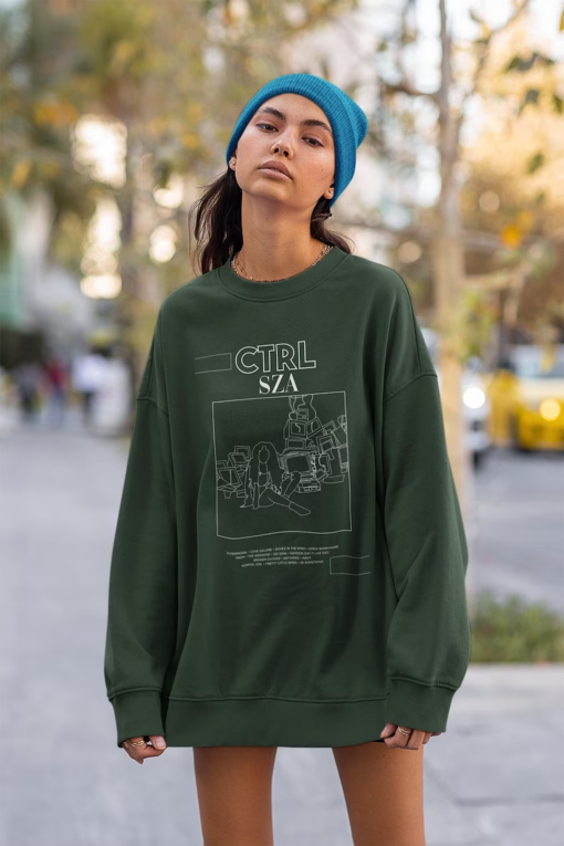 Retro SZA Sweatshirt, Sza Ctrl Shirt, SZA Merch, Sza Sos Tour Shirt 2024, Sza Favorite Songs Shirt, Gift for Sza Fans, Music Lovers