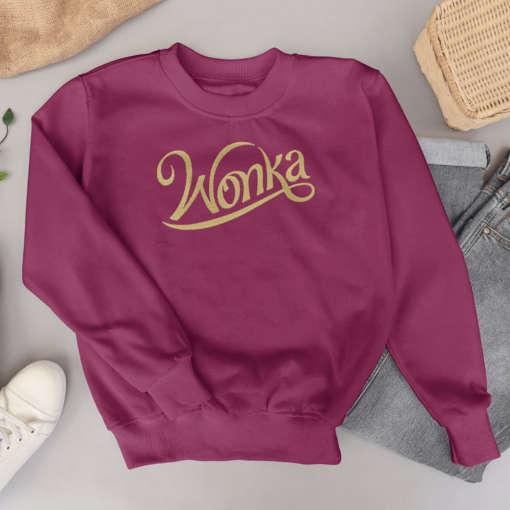 Wonka (2024) Inspired Embroidered Sweatshirt – Willy Wonka