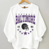 Ravens Football Sweatshirt, Retro Raven Team Mascot Bootleg Faded Oversized Crewneck Sweatshirt, Vintage Blitz Football Fan Apparel