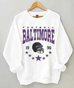 Baltimore Football Shirt, Vintage Baltimore Crewneck Sweatshirt,…