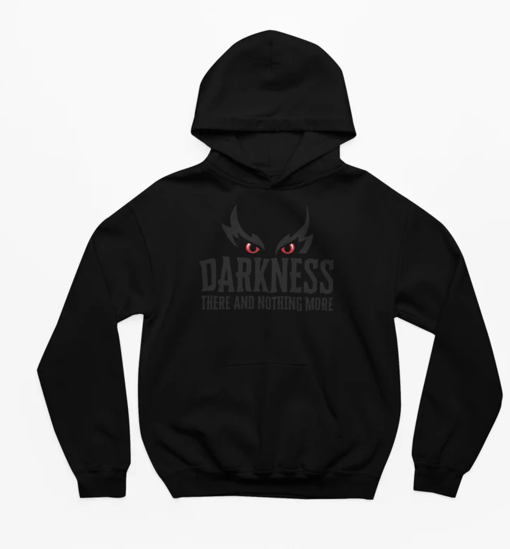 Darkness There and Nothing More Hoodie | Black on Black Print | Lamar Jackson Inspired | Baltimore Fan Hoodie | Fan Gift