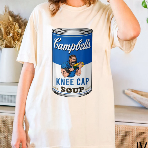 Campbells Knee Cap Soup Shirt, Campbell’s Kneecap Soup Graphic Shirt, Dan Campbell Kneecap Soup – Adult, Youth Shirt