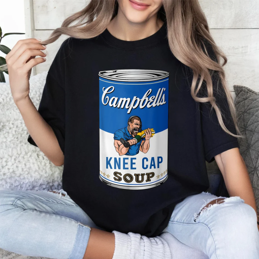 Campbells Knee Cap Soup Shirt, Campbell’s Kneecap Soup Graphic Shirt, Dan Campbell Kneecap Soup – Adult, Youth Shirt