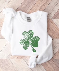 Retro Shamrock Sweatshirt, Womens Shenanigans Sweatshirt, Cute…