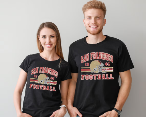 Distressed San Francisco Football Shirt SF Football Crewneck Retro Niners Shirt Gift for 49ers Football Fan San Fran 49 Gift Game Day