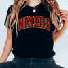 Go 49ers T Shirt Vintage Football Shirts Retro 49ers Cheerleader TShirt Cool Cute Vintage Graphic Shirts Alternative 49ers Jersey Logo