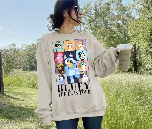 Eras Tour Bluey Digital Download, PNG, T-Shirt Designs, Trendy, Mom Era, Vintage, Retro, Heeler,Family, Mom Life, Digital