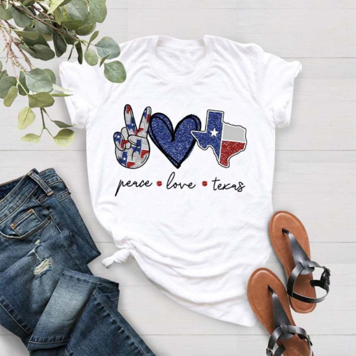 Texas Shirt,Peace Love Texas Shirt,Texas Map Shirt,Gift For Texas Lover,Texas Flag Shirt,Texas Home Shirt,Texas State Shirt,Patriotic Shirt