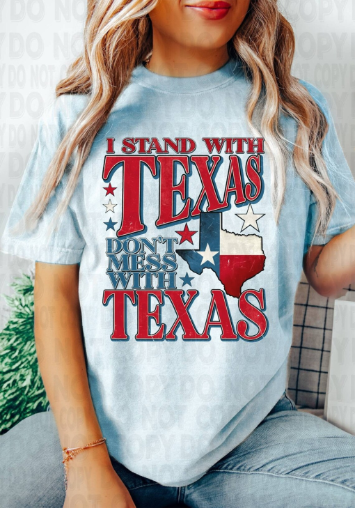 I Stand With Texas Tshirt, Comfort Colors Tshirt, Texas Shirt, I Stand With Texas Sweatshirt, Texas Shirt