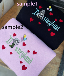 Ca.r.l And E/ll.ie Up Movie Embroidered Sweatshirts,…