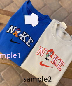 Max and Roxanne embroidered crewnecks