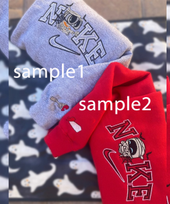 Custom Wall-E and E.v.e Embroidered Sweatshirts, Cartoon…