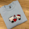 Piglet Classic Winnie The Pooh Gildan Embroidered Crewneck Sweater