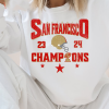 San Francisco Football Sweatshirt/ SF Football Crewneck Retro Nine Shirt Gift for 49 Football/ San Francisco Football Shirt/ SF 49 Sweathirt