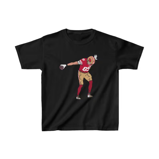 Nfl, Football, Kids shirt, youth tee, nfl tshirt, griddy, Boys shirt, shirt tee tshirt, San Francisco 49ers, niners, George Kittle, nfl sports football, Jersey