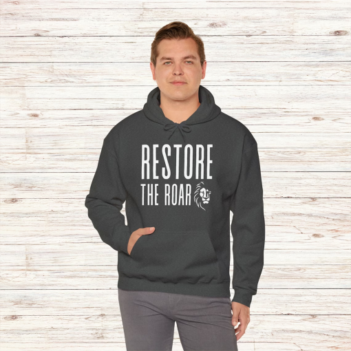 Restore The Roar Hoodie Sweatshirt Detroit Football Sweatshirt Lions Fan For Life Hoodie Sweatshirt