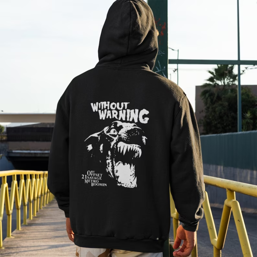 Custom Without Warning Hoodie / Without Warning Fan Art Sweatshirt / Without Warning Merch Hoodie Unisex Heavy Blend Hooded Sweatshirt