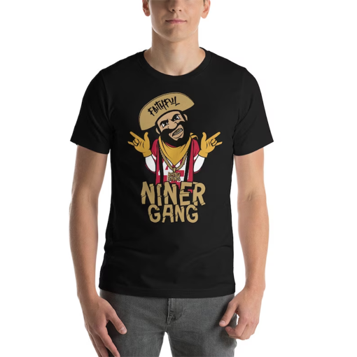 Faithful Niner Gang Tee Shirt | Bang Bang Niner Gang | San Francisco