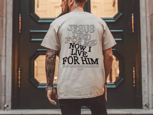 Christian Shirt For Men Jesus Shirt Aesthetic Christian Streetwear Apparel Christian Clothing For Men Christian Merch Bible Verse Shirt