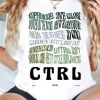 SZA CTRL aesthetic shirt, Why can’t you accept the party is over SZA shirt, Ctrl album inspired shirt