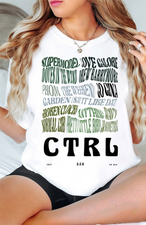 SZA CTRL aesthetic shirt, Why can’t you accept the party is over SZA shirt, Ctrl album inspired shirt