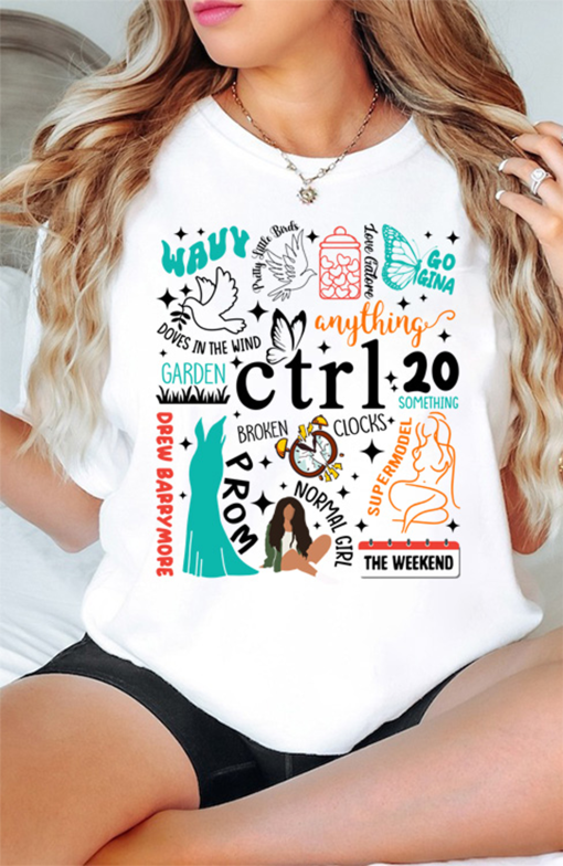 SZA CTRL aesthetic shirt, Why can’t you accept the party is over SZA shirt, Ctrl album inspired shirt