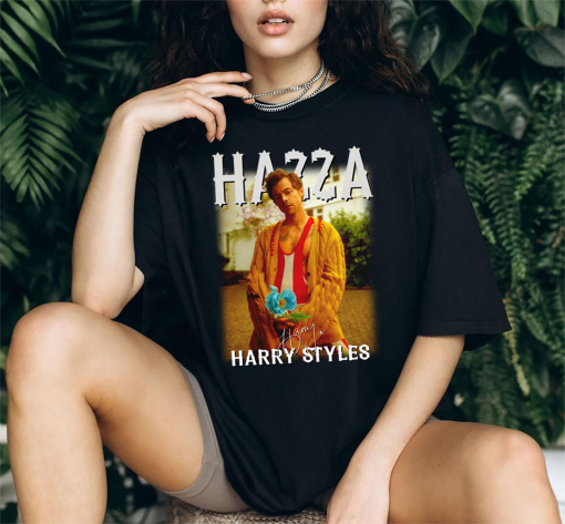 Hazza Harry Styles Vintage 90s Bootleg TShirt | Harry Styles Vintage Homage Graphic T-Shirt | Harry Styles Inspired Rap Tee Classic Retro Tee