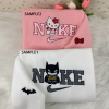 Ri.c/k Cartoon Embroidered Sweatshirt, M.o/r/ty Cartoon Hoodie, Couple Cartoon, Inspired Embroidered Sweatshirt, Cartoon Fan Gift