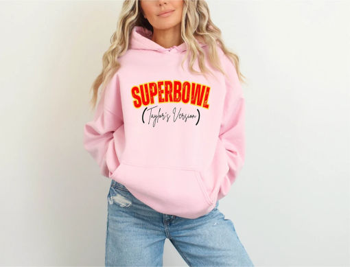 Super Bowl Taylor’s Version Sweatshirt,Swiftie Bowl,Cute 2024 Super Bowl Tee,Sunday Football Game,Halftime Tee,Game Day Football ,TeamTaylor