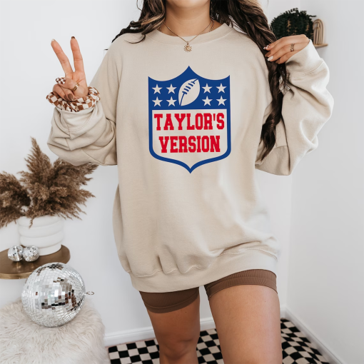 Tays Version Football Sweatshirt, Go Taylor’s Boyfriend Sweatshirt, Funny Football, Eye-Catching Concert Tee, Eras Sweatshirt