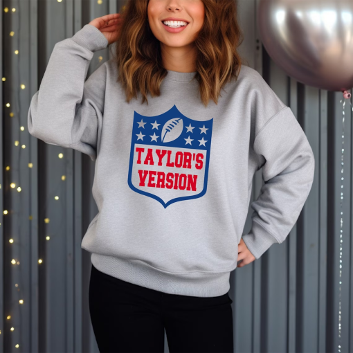 Tays Version Football Sweatshirt, Go Taylor’s Boyfriend Sweatshirt, Funny Football, Eye-Catching Concert Tee, Eras Sweatshirt