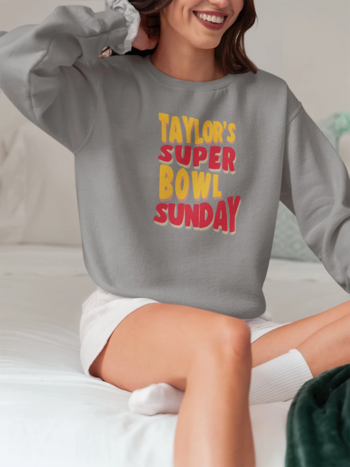 Taylor Super Bowl Sweatshirt Swift Super bowl Chiefs Kelce Superbowl sweater Swiftie Sweatshirt Taylors Boyfriend Taylor Swiftie Merch