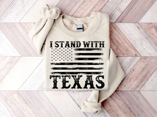 I Stand With Texas Shirt, Texas Strong, Texas Won’t Back Down Shirt, Secure Our Borders Tee, PoliticalShirt,Texas Border Shirt,Hold the Line