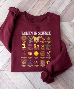 Retro Women in Science T-Shirt Gift For…