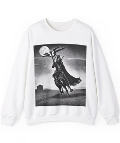 Dark Sinister Sweatshirt, Grim Reaper Rider Sweatshirt,…