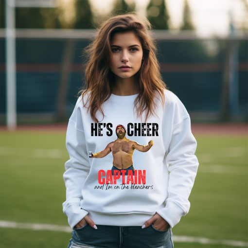 Kelce Cheer Captain Sweatshirt | Jason Kelce No Shirt | Jason Shirtless | He’s Cheer Captain | Kelce Swift Sweatshirt