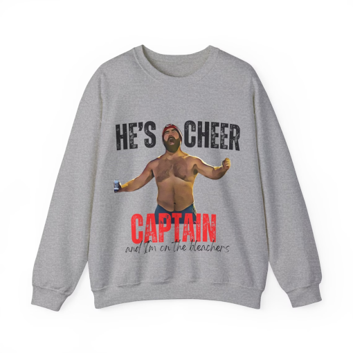 Kelce Cheer Captain Sweatshirt | Jason Kelce No Shirt | Jason Shirtless | He’s Cheer Captain | Kelce Swift Sweatshirt