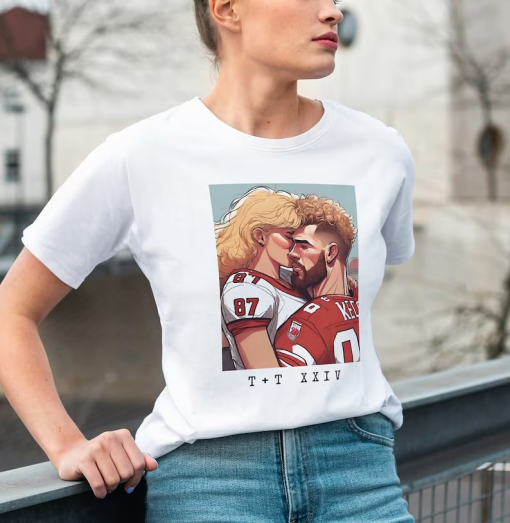 Go Taylor’s Boyfriend T Shirt Football Era Tee Taylor and Travis Top Gift for Fan of Taylor Football Fans Kansas Footballer 2024