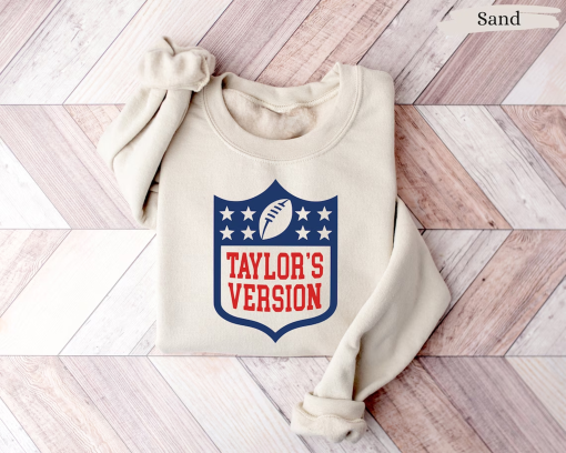 Tays Version Football Sweatshirt, Go Taylor’s Boyfriend Sweatshirt, Funny Football, Eye-Catching Concert Tee, Eras Sweatshirt