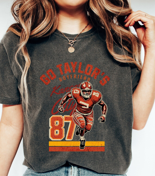 Go Taylors Boyfriend Shirt, Comfort Colors Shirt, 87 Kelce Shirt