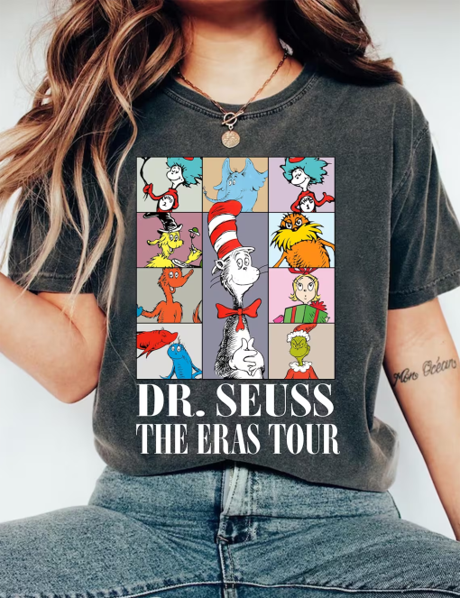 Dr Seuss The Eras Tour Png, In My Dr. Seuss Era Svg, Retro Dr. Seuss Png, Dr.Suess Day Svg, Vintage Dr Seuss Shirt Design,The Cat In The Hat