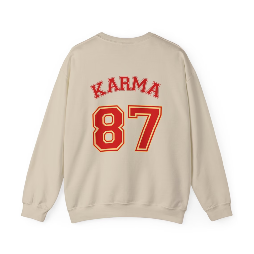 Karma is my Boyfriend Crewneck Sweatshirt | Karma 87 | Super Bowl Kelce Taylor Swiftie Chiefs Eras Tour Sweatshirt | Hot Girl Walk