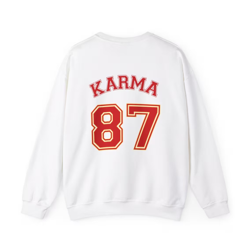 Karma is my Boyfriend Crewneck Sweatshirt | Karma 87 | Super Bowl Kelce Taylor Swiftie Chiefs Eras Tour Sweatshirt | Hot Girl Walk