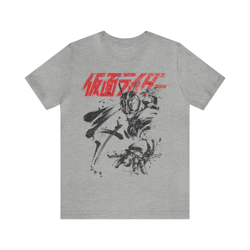 Kamen Rider Vintage Inspired Japanese Graphic Tee. Unisex Manga, Anime, Retro T-shirt.